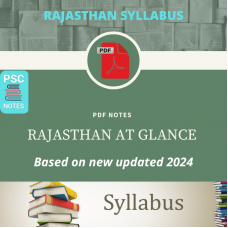 Rajasthan at Glance- PDF Module
